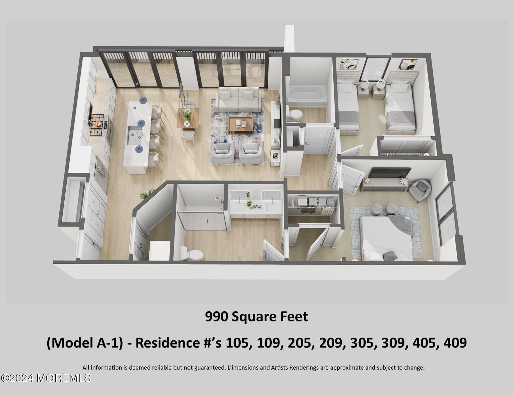 3 5th Avenue Residence 305 Image 3