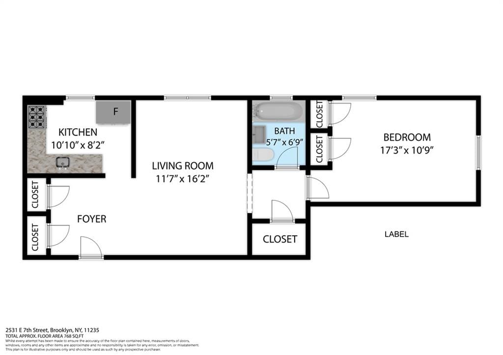 2531 East 7th Street 1J, Brooklyn, New York, 11235 image 10