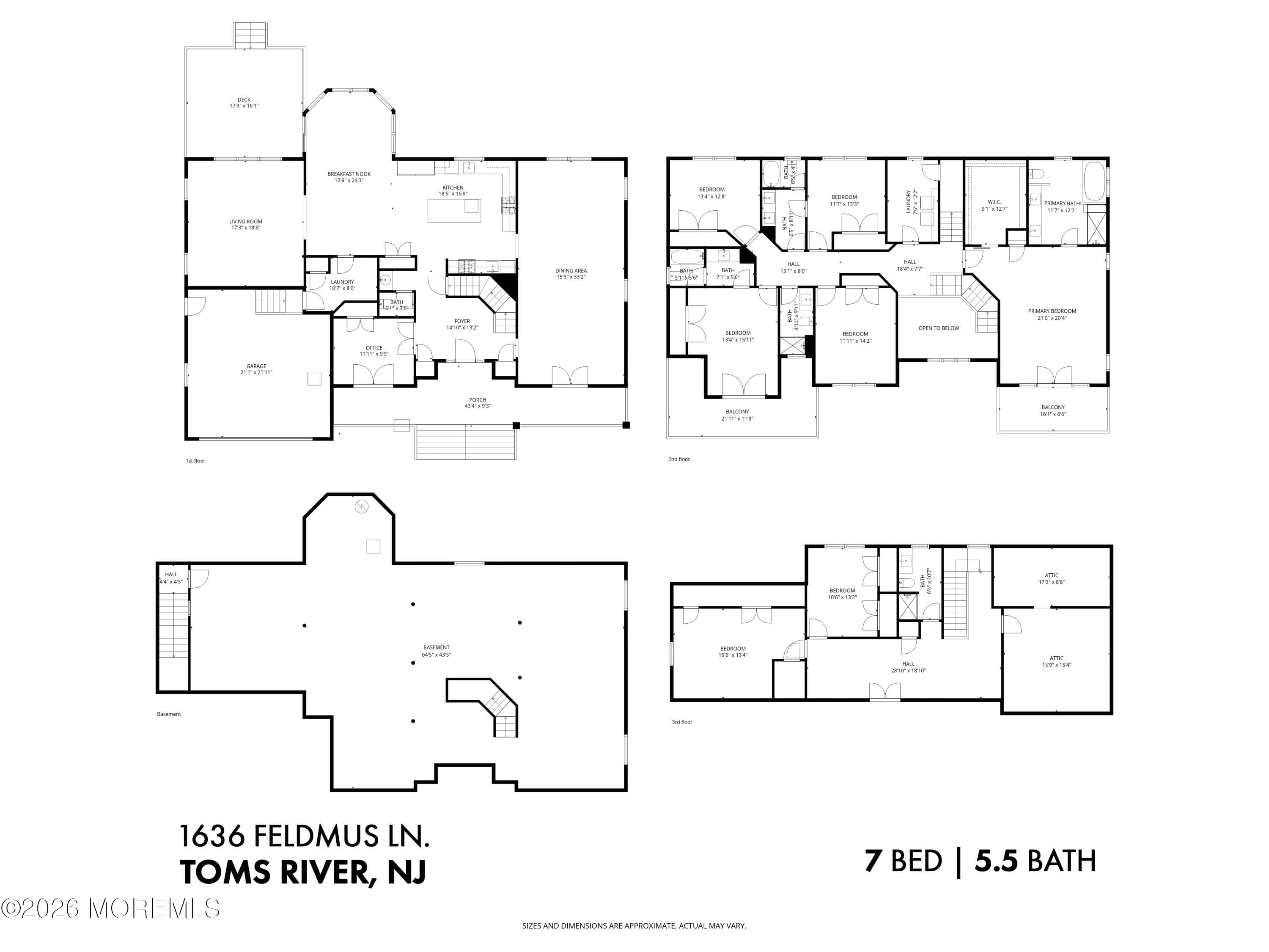 1636 Feldmus Lane, Toms River, NJ, 08755 image 76